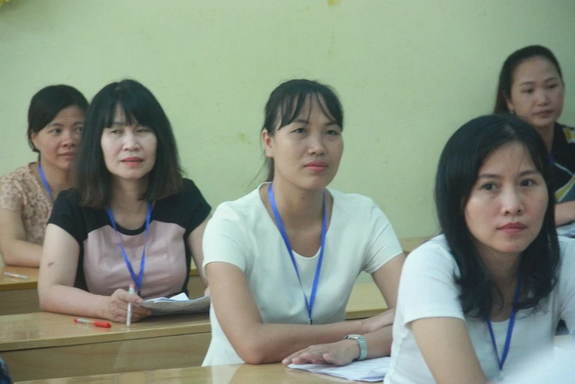 Cán bộ chấm thi tốt nghiệp THPT. Ảnh minh họa