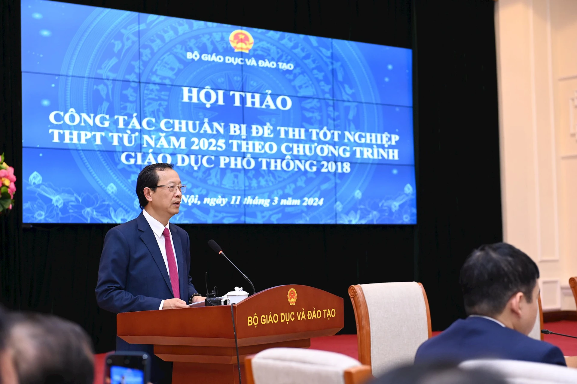 Thứ trưởng Bộ Giáo dục và Đào tạo Phạm Ngọc Thưởng.