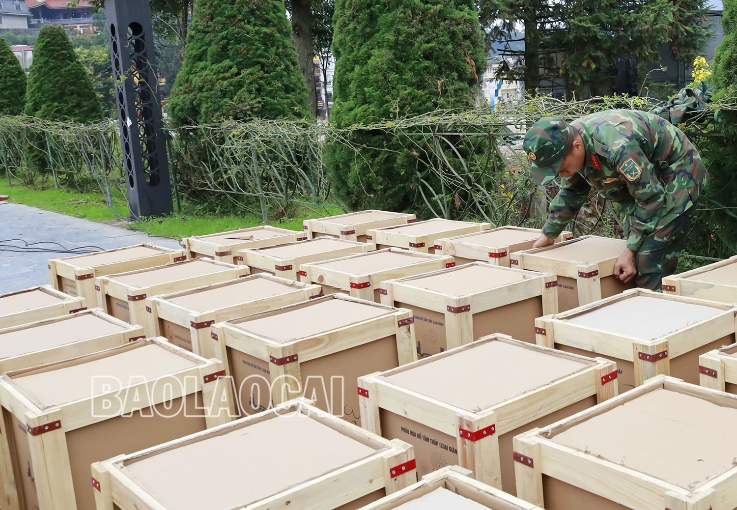 Đảm bảo an ninh, an toàn tại &quot;trận địa&quot; pháo hoa.