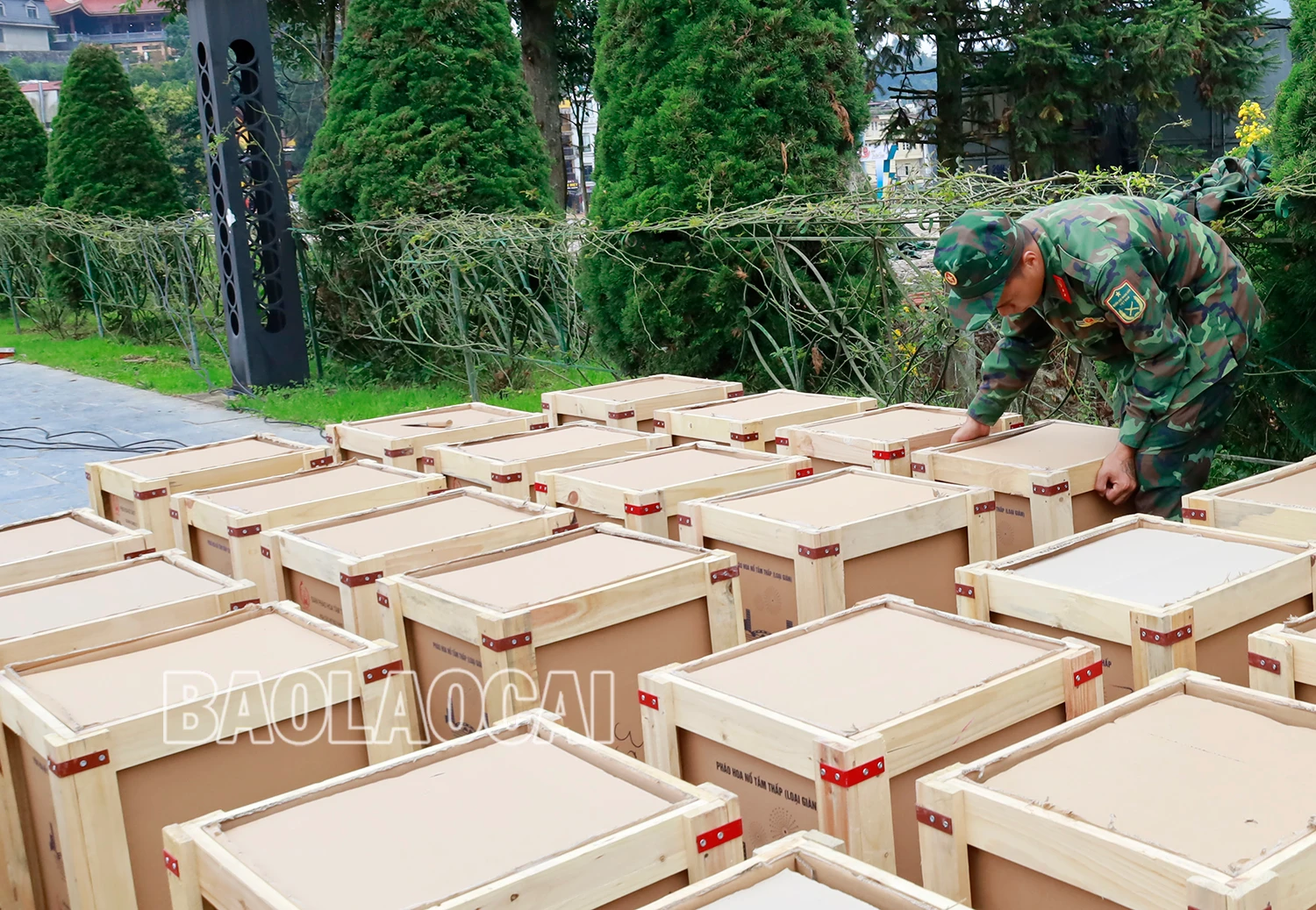 Đảm bảo an ninh, an toàn tại "trận địa" pháo hoa.