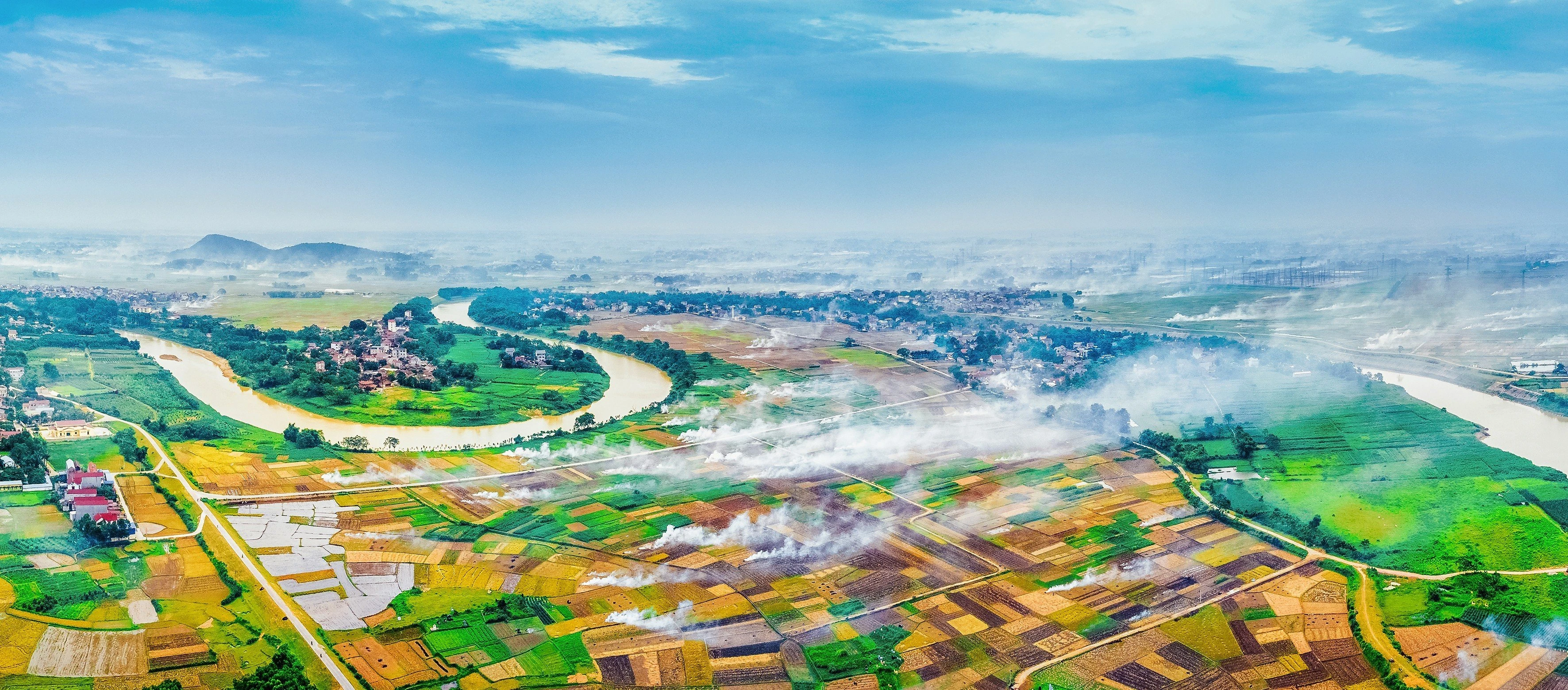 Vùng quê nông thôn mới ở TP. Phổ Yên (Ảnh: Báo Thái Nguyên).