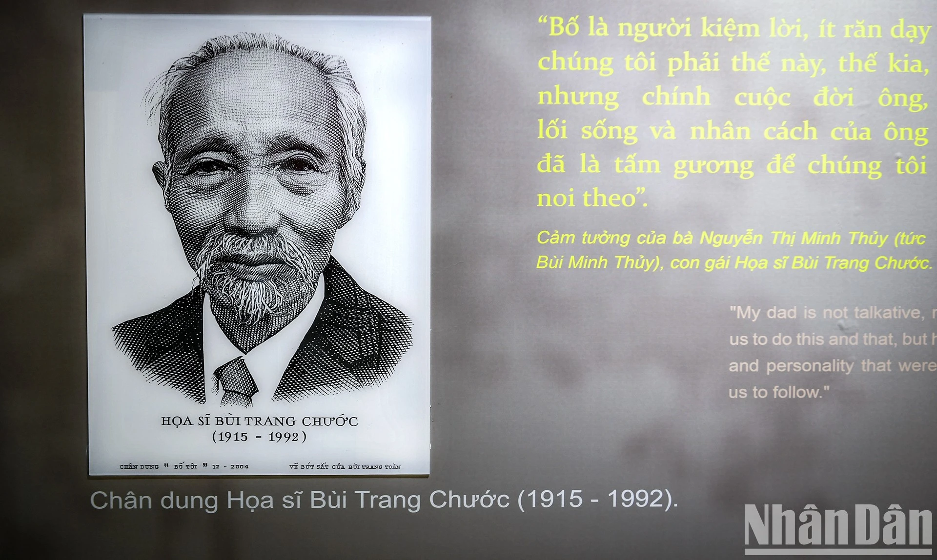 Chân dung người Họa sĩ tài ba Bùi Trang Chước.