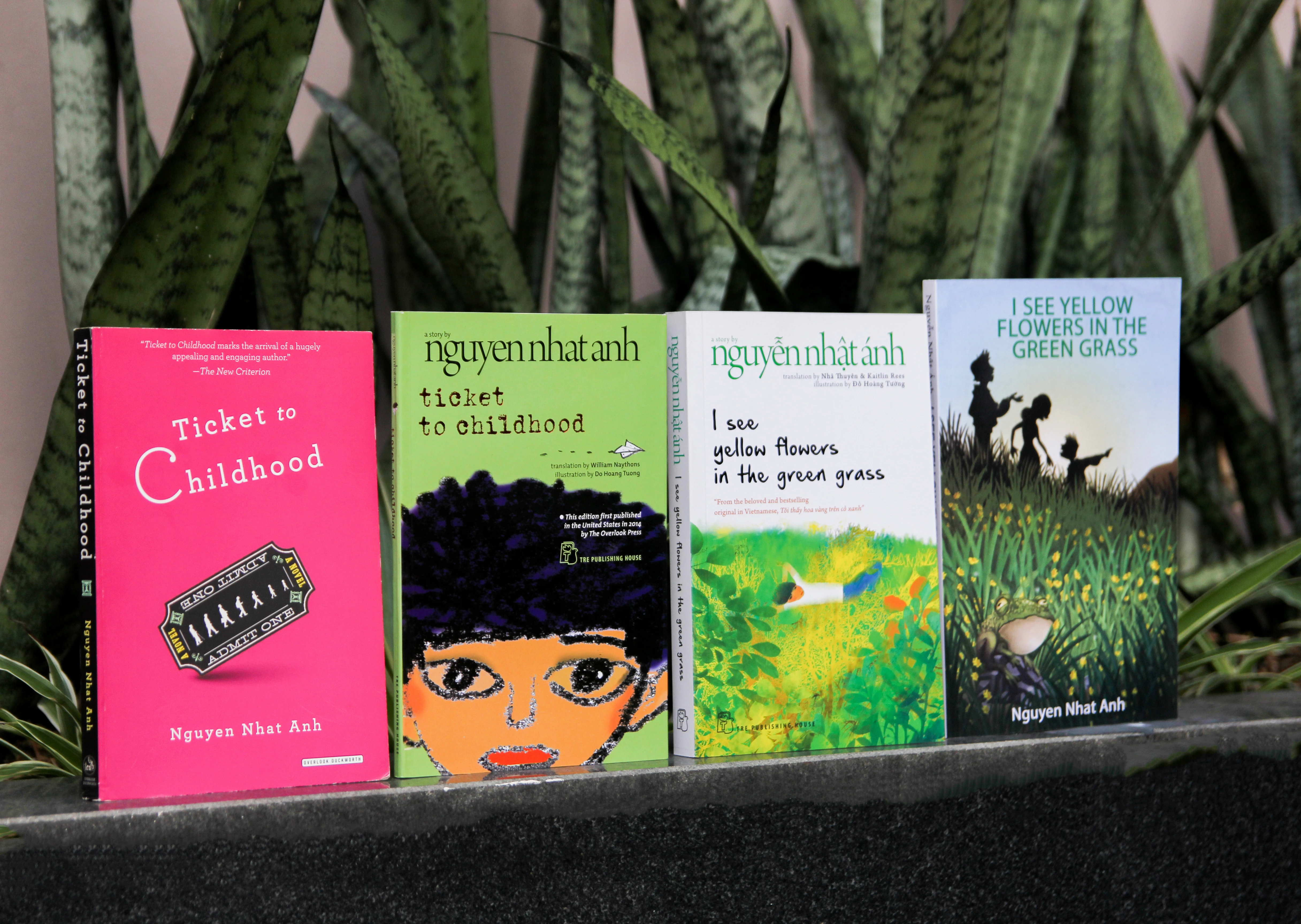 Một số tác phẩm của nhà văn Nguyễn Nhật Ánh được dịch sang nhiều ngôn ngữ khác nhau.