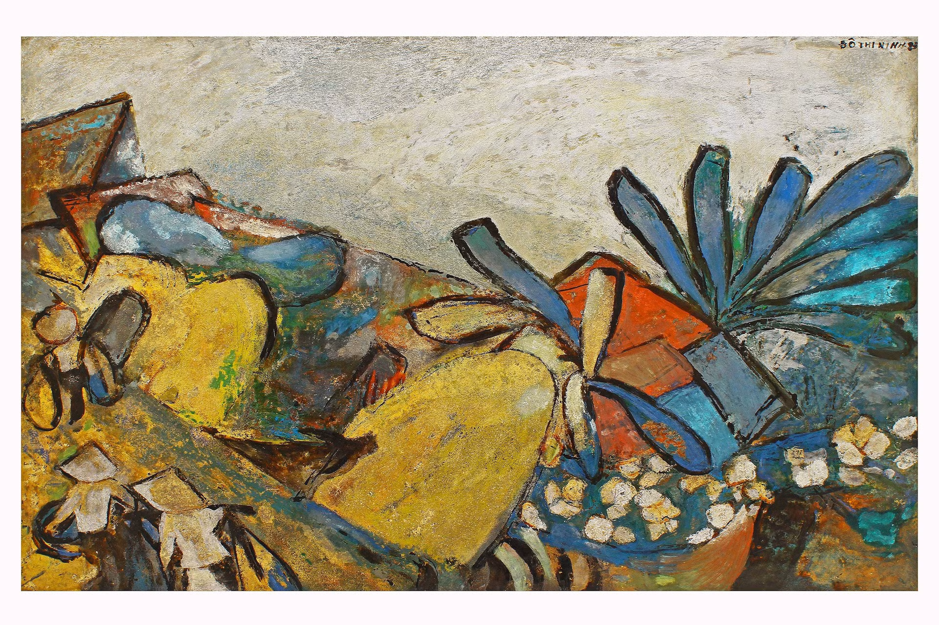 Tác phẩm "Làng ven đê" - Đỗ Thị Ninh.