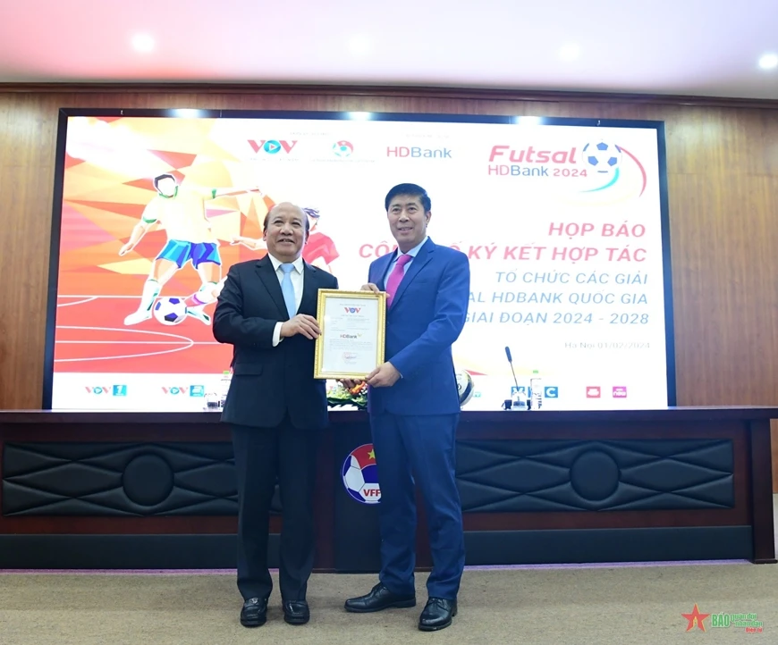 HDBank tiếp tục là nhà tài trợ của các giải futsal Việt Nam giai đoạn 2024 - 2028.
