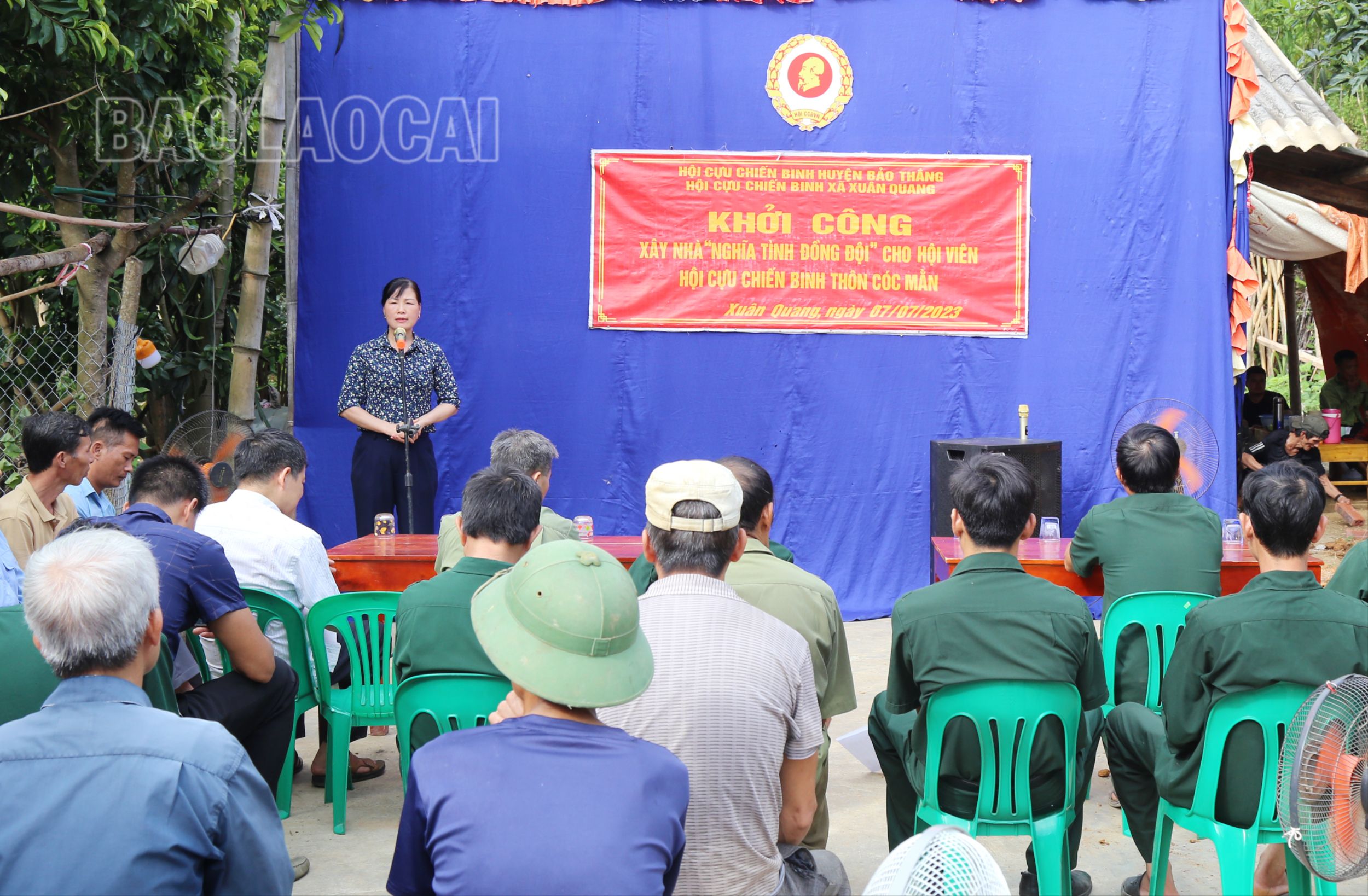 Khởi công xây dựng nhà "Nghĩa tình đồng đội" cho hội viên tại xã Xuân Quang. 2923.jpg