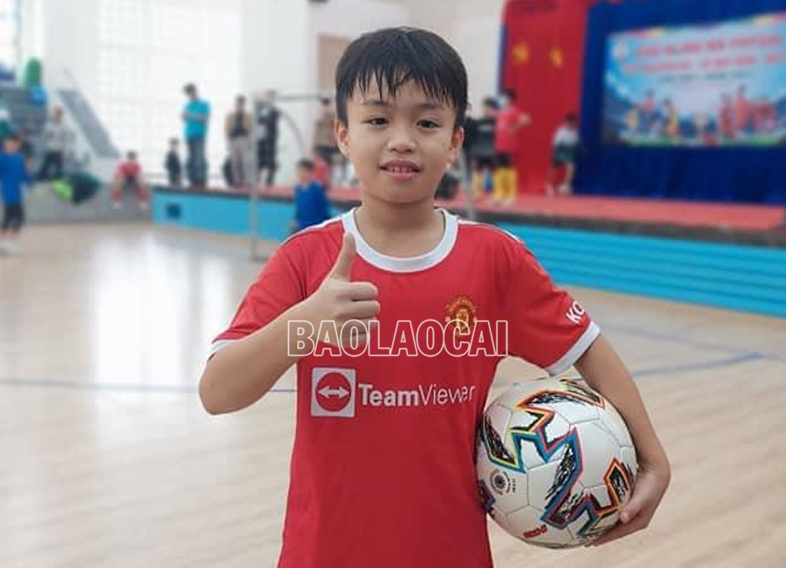 Cầu thủ nhí Trịnh Thiên Hải. A1.jpg