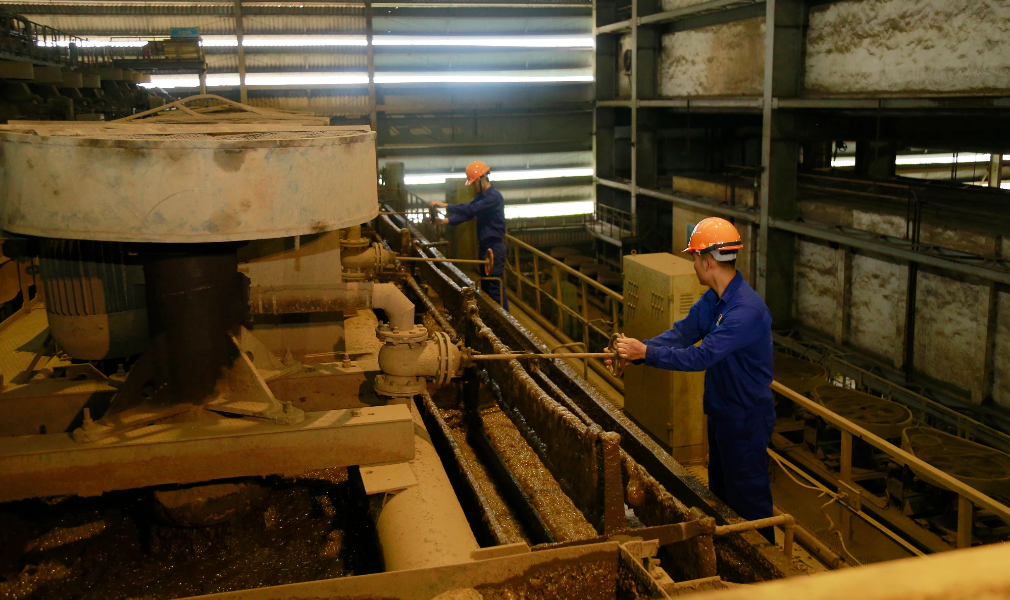 Hoạt động sản xuất tại Chi nhánh tuyển Apatit Tằng Loỏng.JPG