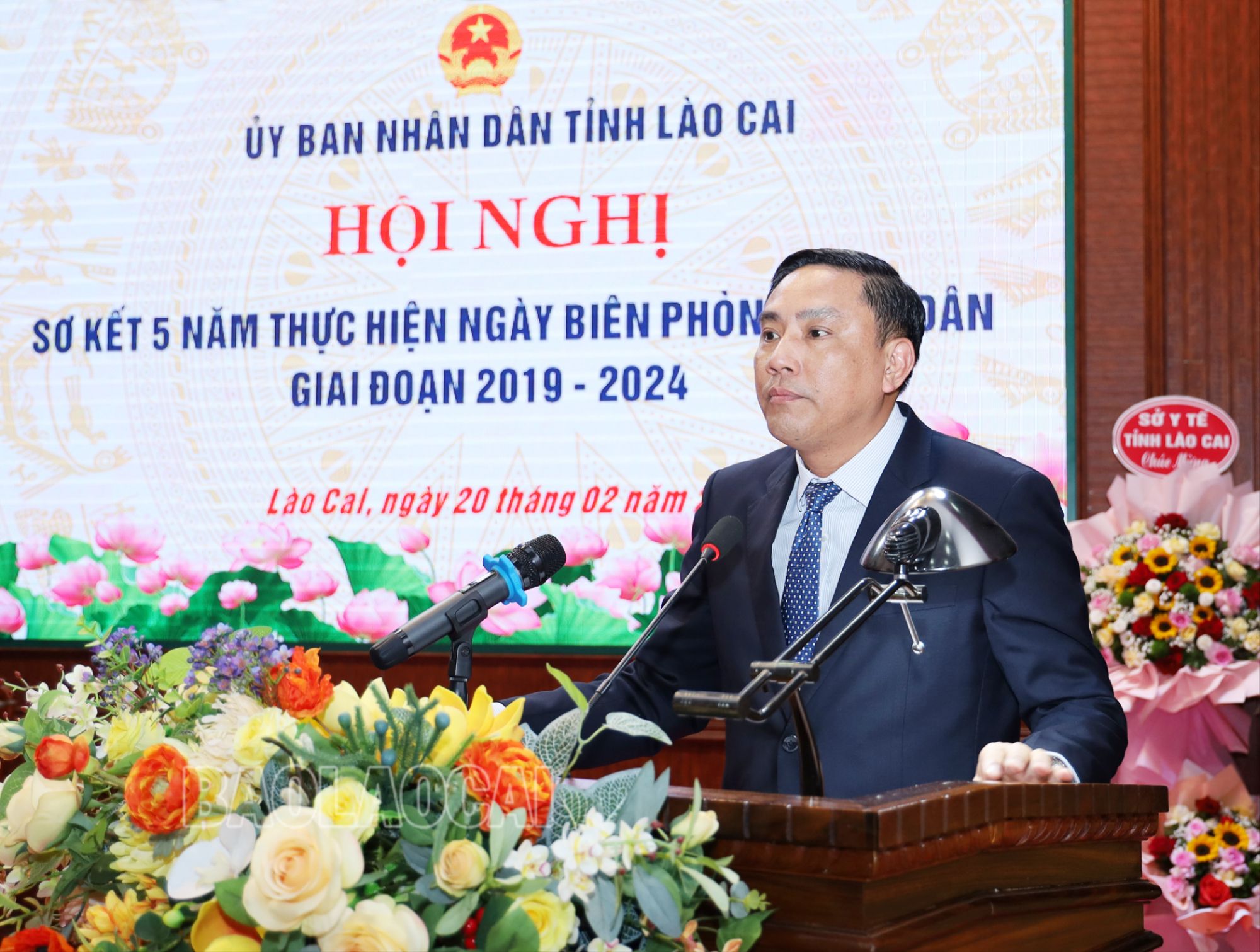 Phó Bí thư Tỉnh ủy Hoàng Giang phát biểu tại hội nghị. 2286.jpg