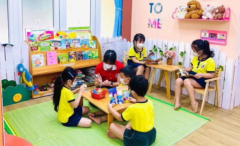 Trẻ em 5 tuổi được miễn học phí từ tháng 9/2024.