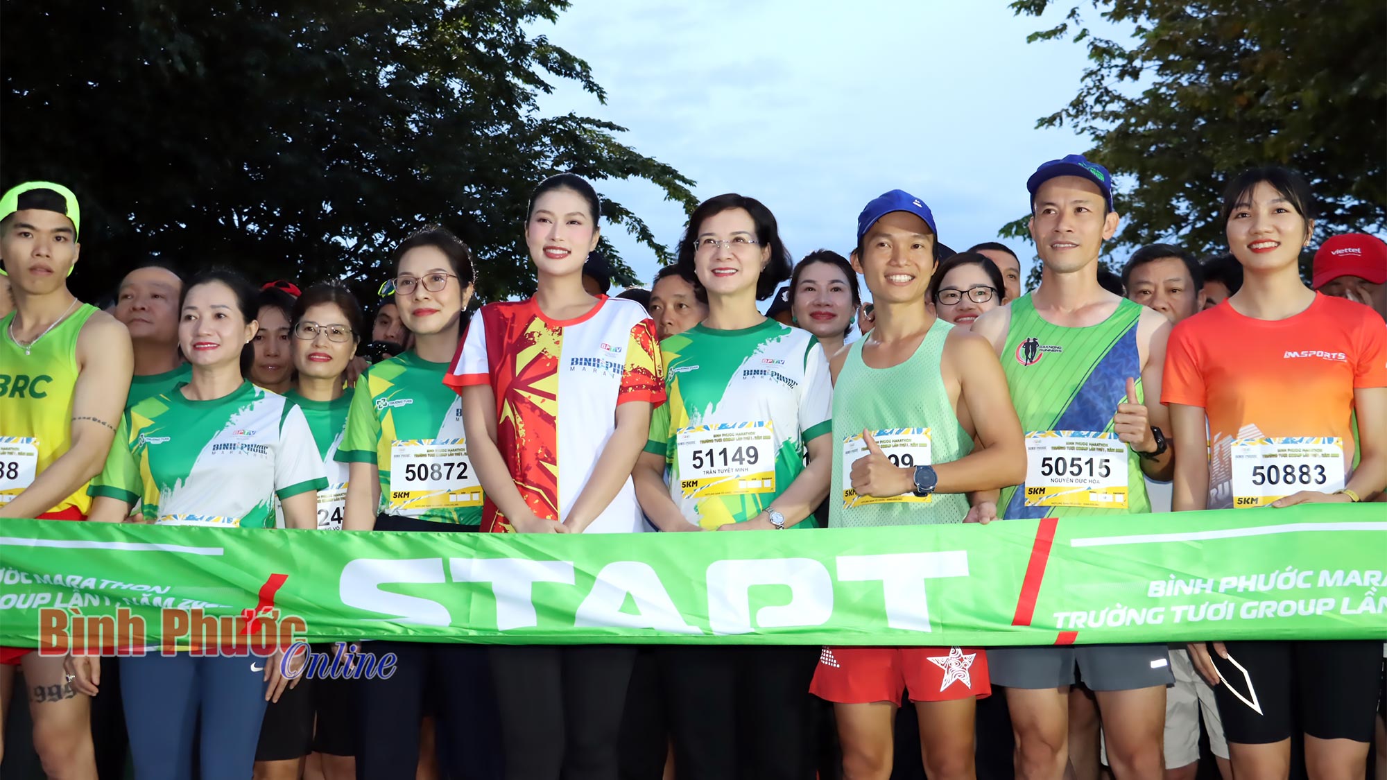 Giải Bình Phước marathon - Trường Tươi Group lần thứ I thành công tốt đẹp ảnh 1