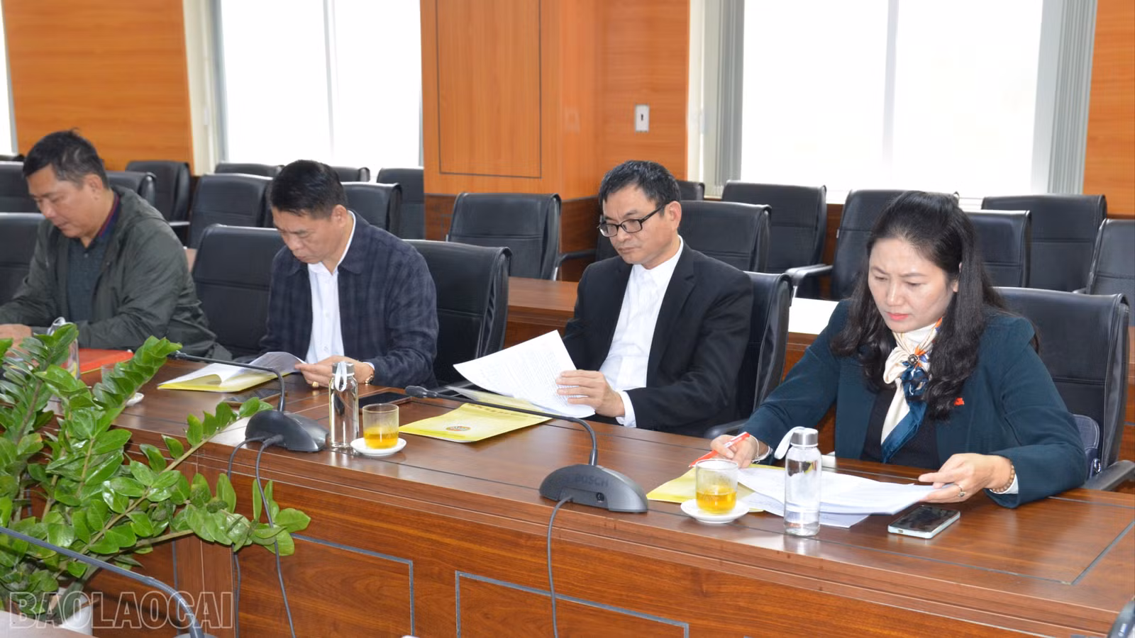 Lãnh đạo Ban Tuyên giáo và Dân vận Tỉnh ủy, các cơ quan báo chí trung ương, địa phương dự buổi gặp mặt.