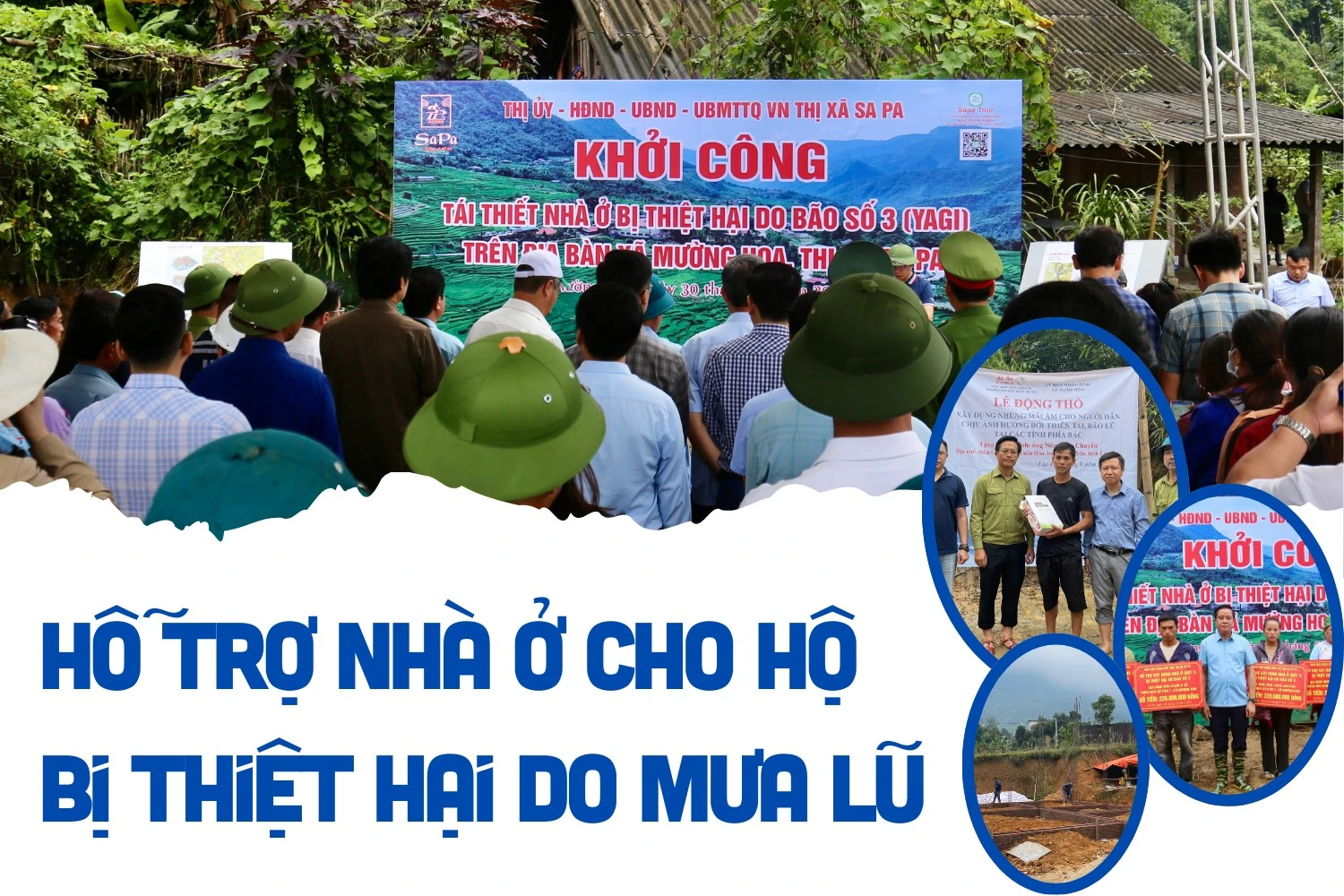 Hỗ trợ nhà ở cho hộ bị thiệt hại do mưa lũ