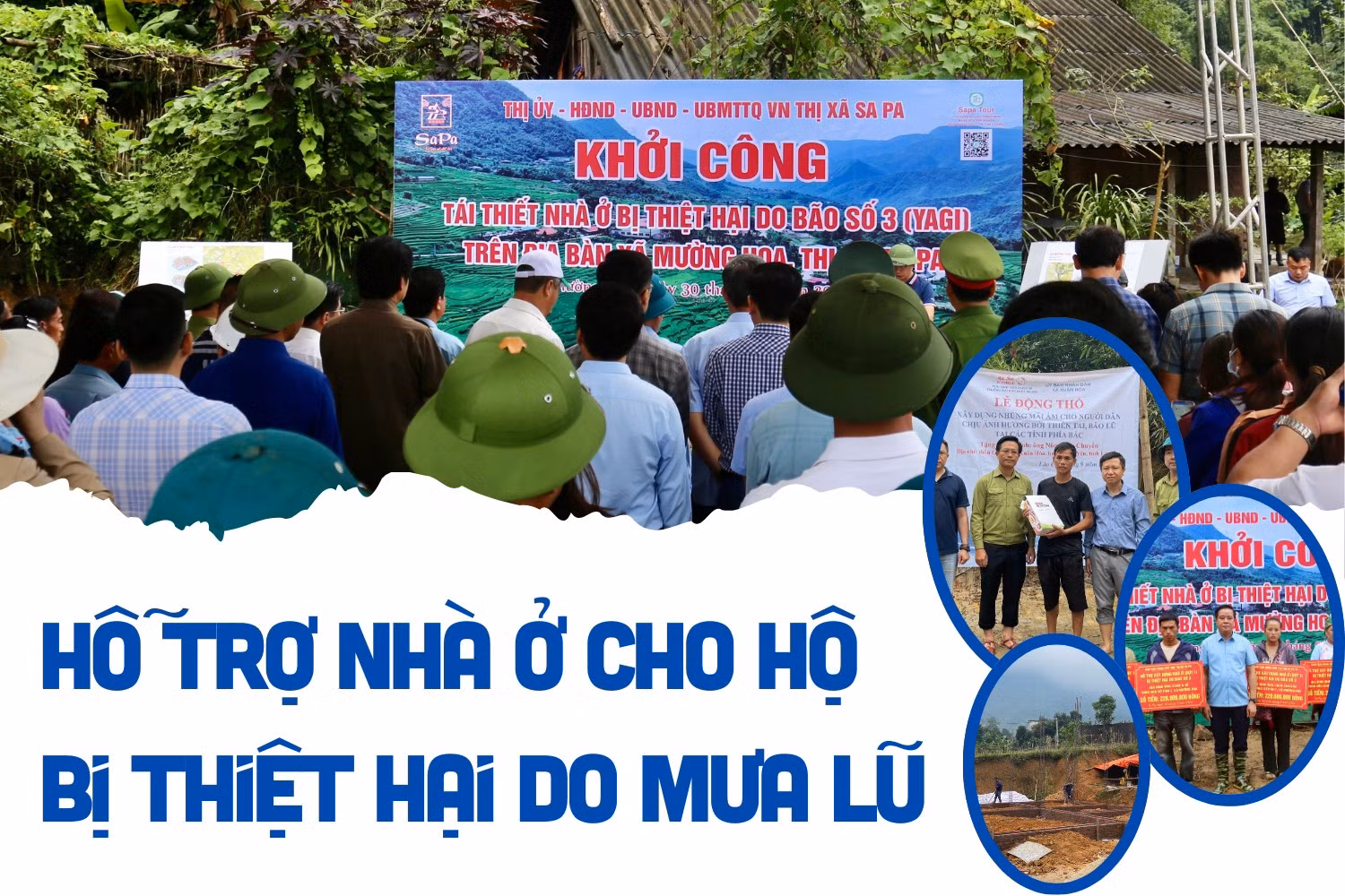 Hỗ trợ nhà ở cho hộ bị thiệt hại do mưa lũ