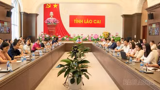 Lào Cai: Tham dự Hội nghị trực tuyến toàn quốc tập huấn chuyên môn, nghiệp vụ cho cán bộ cấp xã