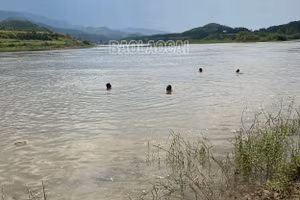 Xã Bảo Hà: Cháu bé 14 tuổi bị mất tích khi tắm trên sông Hồng