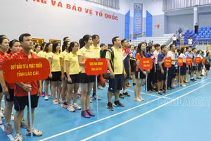 Gần 300 vận động viên tham gia Giải thể thao truyền thống Khối thi đua các cơ quan tài chính - ngân hàng năm 2023