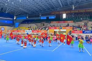 Khai mạc Giải Futsal tranh Cúp Tiểu học Bắc Lệnh lần thứ 2