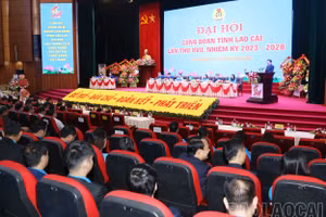 Khai mạc Đại hội Công đoàn tỉnh Lào Cai lần thứ XVII