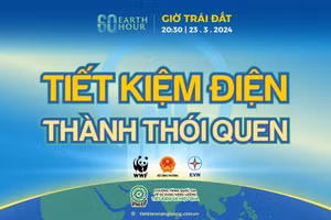 Giờ Trái đất năm 2024 sẽ diễn ra từ 20 giờ 30 phút đến 21 giờ 30 phút ngày 23/3