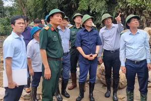 Phó Thủ tướng Chính phủ Trần Hồng Hà kiểm tra công tác khắc phục hậu quả sau lũ ống tại Nậm Cang