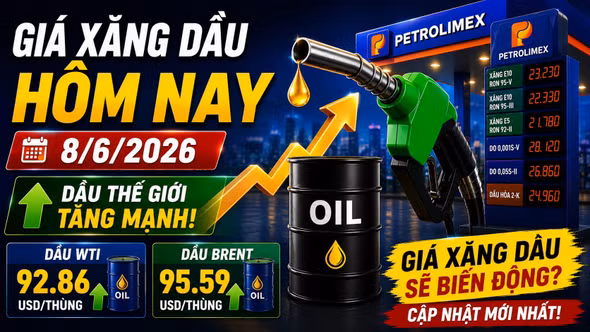 Giá xăng dầu hôm nay 8/6: Dầu thế giới WTI, Brent tăng trở lại
