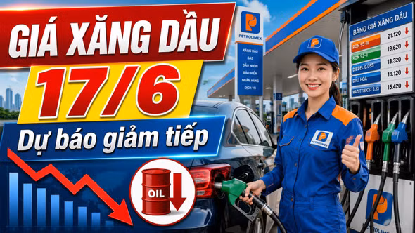 Giá xăng dầu hôm nay 17/6: Dầu thô giảm sâu, trong nước chờ kỳ điều hành mới