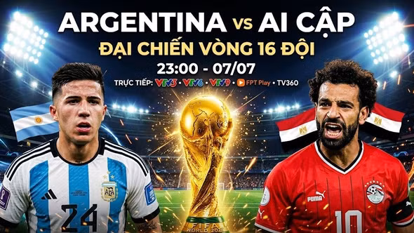 Phân tích dự đoán đội hình xuất phát trận Argentina vs Ai Cập 23h 7/7