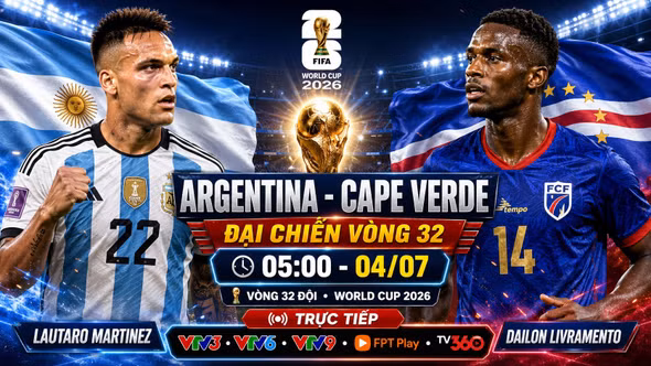 Phân tích dự đoán đội hình xuất phát trận Argentina vs Cape Verde