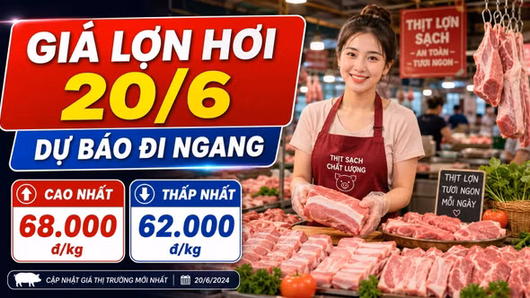 Giá lợn hơi ngày 20/6: Chênh lệch Bắc - Nam lên tới 6.000 đồng/kg