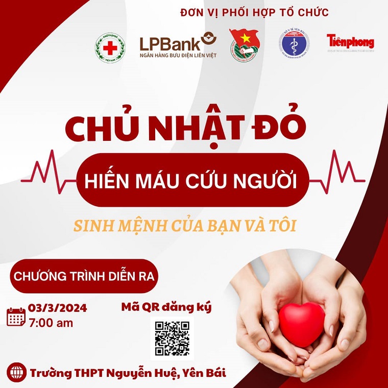 Yên Bái phấn đấu tiếp nhận từ 500 đơn vị máu trong Ngày Chủ nhật đỏ năm 2024 ảnh 1
