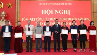 Phường Cam Đường tổng kết công tác Đảng, chính quyền năm 2025