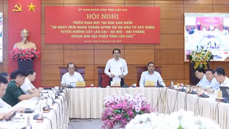 Thi đua cao điểm 90 ngày đêm hoàn thành giải phóng mặt bằng Dự án đầu tư xây dựng tuyến đường sắt Lào Cai - Hà Nội - Hải Phòng