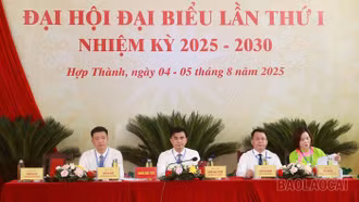 Phiên trù bị Đại hội đại biểu Đảng bộ xã Hợp Thành