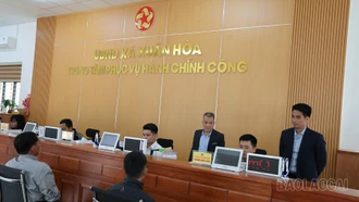 Xã Xuân Hòa đưa vào hoạt động trung tâm phục vụ hành chính công mới