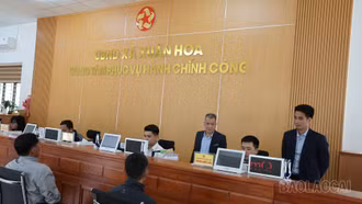 Xã Xuân Hòa đưa vào hoạt động trung tâm phục vụ hành chính công mới