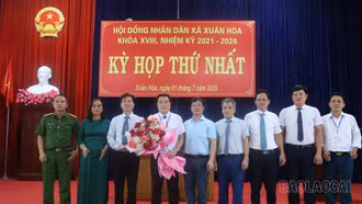 Xã Xuân Hòa kiện toàn nhân sự và tổ chức, bộ máy vận hành mô hình chính quyền hai cấp
