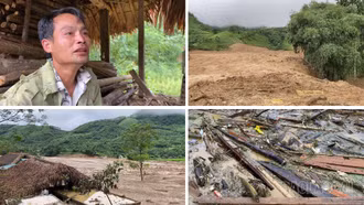 Tang thương bản làng dưới chân núi Con Voi