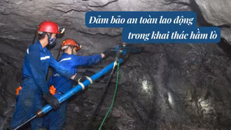 Đảm bảo an toàn lao động trong khai thác hầm lò