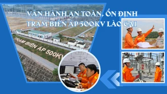 Vận hành an toàn, ổn định Trạm biến áp 500kV Lào Cai