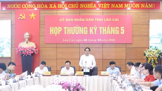 UBND tỉnh họp phiên thường kỳ tháng 5/2025