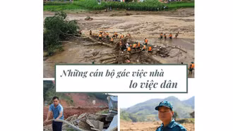 Những cán bộ gác việc nhà lo việc dân