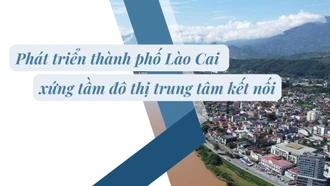 Phát triển thành phố Lào Cai xứng tầm đô thị trung tâm kết nối