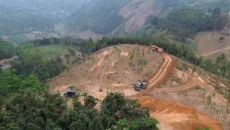 Triển khai thi công Dự án đường dây 500kV Lào Cai - Vĩnh Yên đoạn qua huyện Bảo Yên