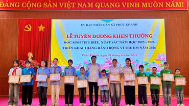 Sôi nổi các hoạt động hưởng ứng Tháng hành động vì trẻ em năm 2026