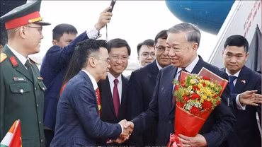 Tổng Bí thư, Chủ tịch nước Tô Lâm bắt đầu thăm cấp Nhà nước Cộng hòa Ấn Độ