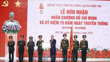 Tổng Bí thư Tô Lâm dự Lễ Kỷ niệm 75 năm Ngày truyền thống của Bệnh viện 108