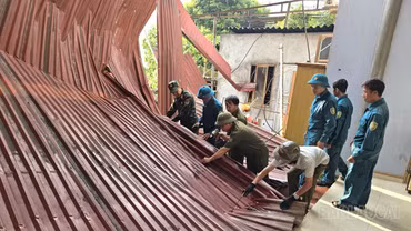 Bản Xèo chủ động ứng phó thiên tai, bảo đảm an toàn cho người dân