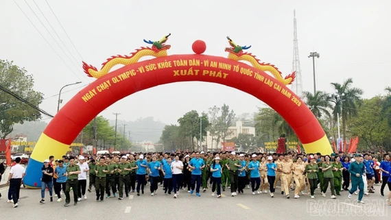 Sôi nổi Lễ phát động Ngày chạy Olympic tỉnh Lào Cai năm 2026