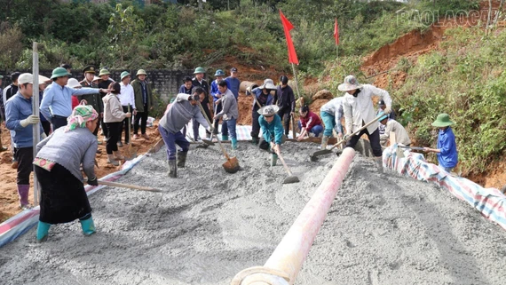 Sa Pa nâng cấp gần 50 tuyến đường ngõ xóm trong 100 ngày